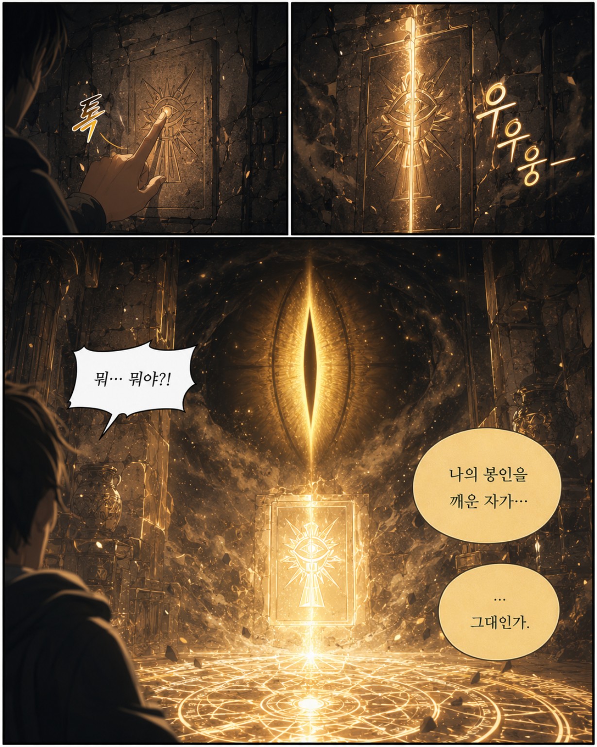 스핑크스 인트로 웹툰 2번째 컷